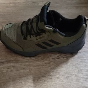 adidas Terrex Olive Green and Black Trail Sneaker